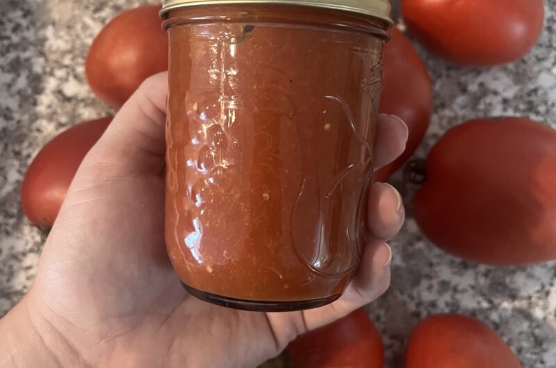 Homemade Canned Ketchup